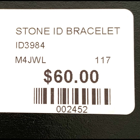 Paramex Stone ID Bracelet EUC! Gold Tone Trifold - Picture 8 of 8